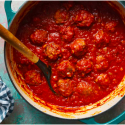 Beef Meatballs in Marinara Style Sauce ±400g - Frozen